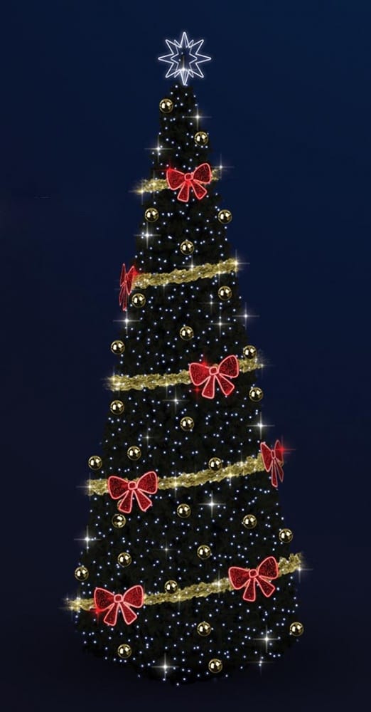 Conical Christmas tree 06