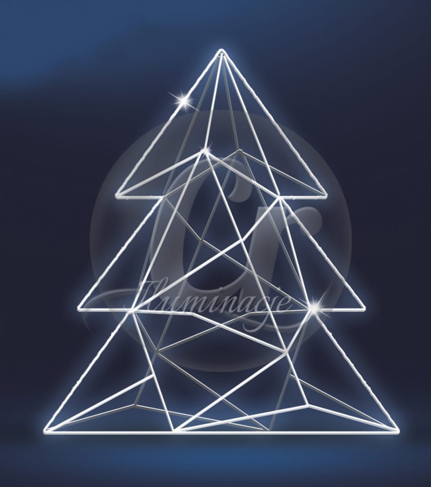 Sapin de Noël Triangle 01