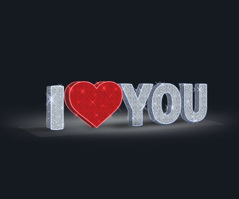 Figurka I LOVE YOU