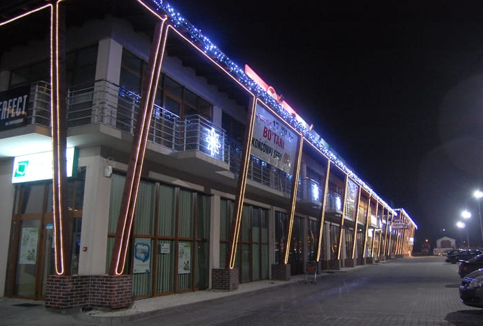 Realizacja iluminacji świetlnej CR Iluminacje